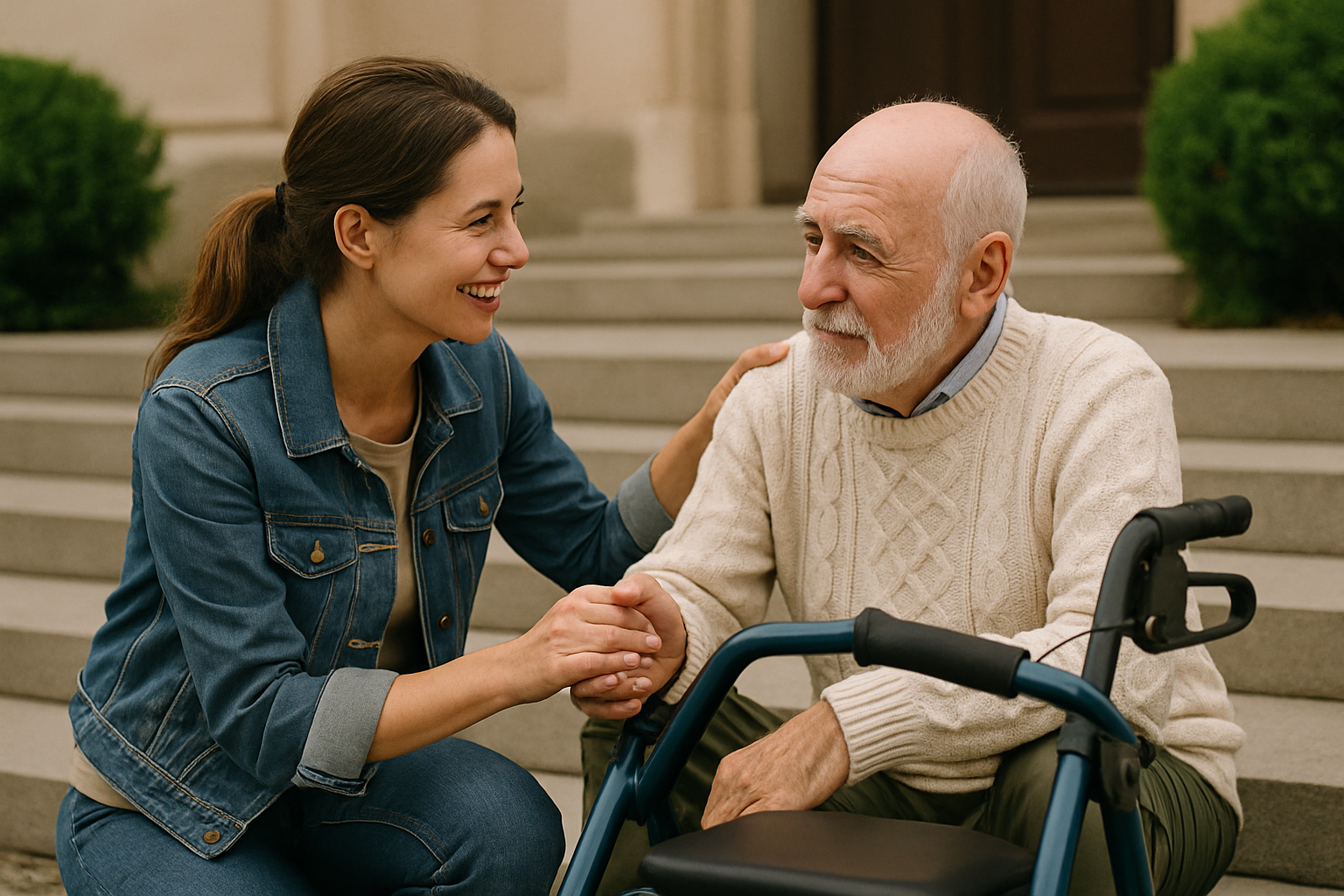 Symbolbild für Hilfe für hilfsbedürftige Personen
